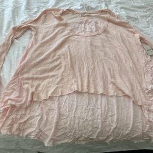 Free People long sleeve T size small , new with tags